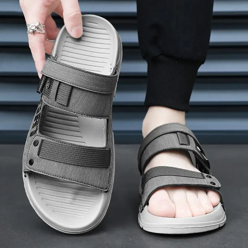 

Men's Summer Outdoor Wear Anti-Slip Deodorant Driving Dual-Purpose Thick Bottom Water-Proof Sandals Casual Beach Shoes