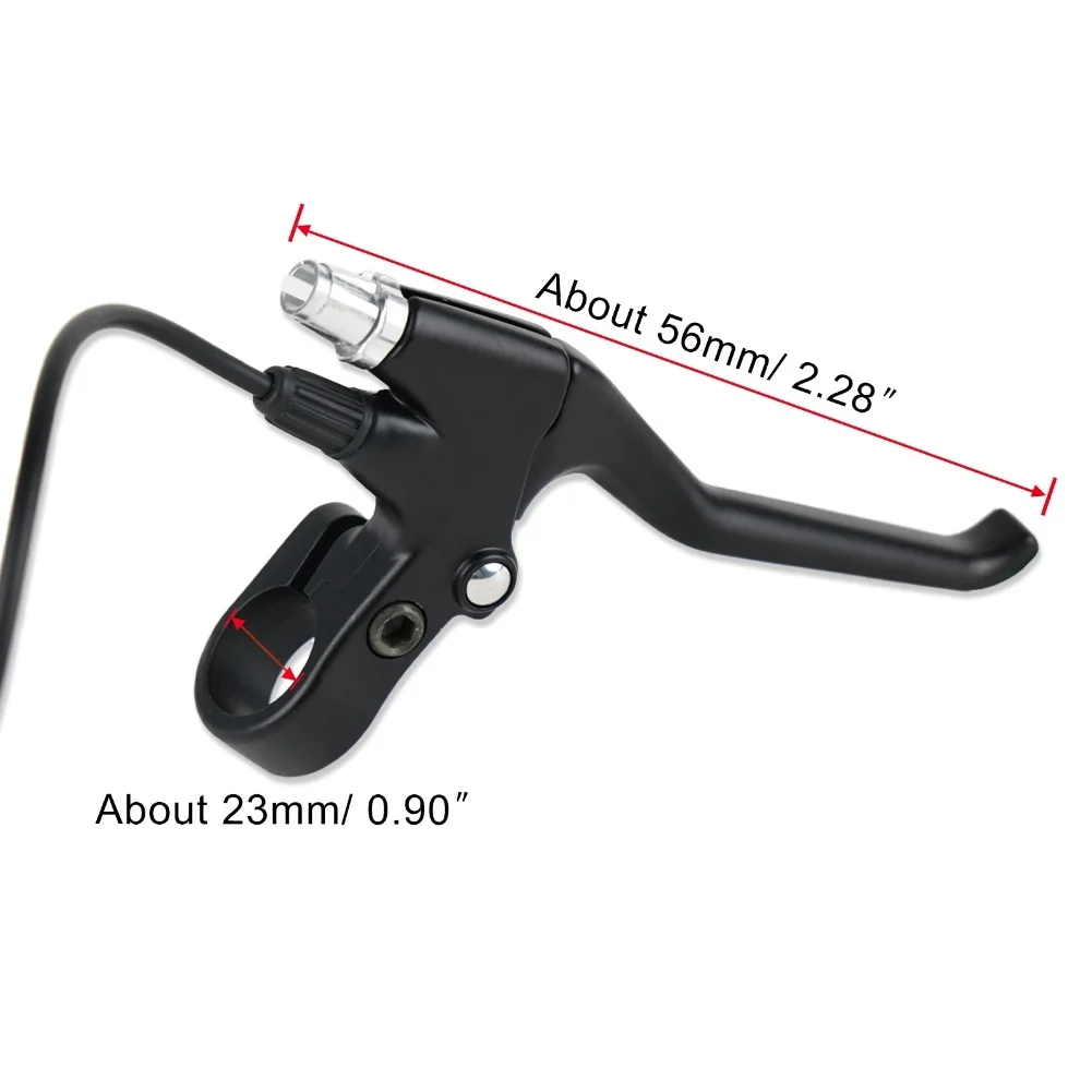 1 زوج دراجة كهربائية مقبض الفرامل رافعة Z16 منتصف المحرك انقطاع التيار الكهربائي الفرامل رافعة 3 دبوس انقطاع التيار الكهربائي الفرامل E-الدراجة المجددة ملحق #5