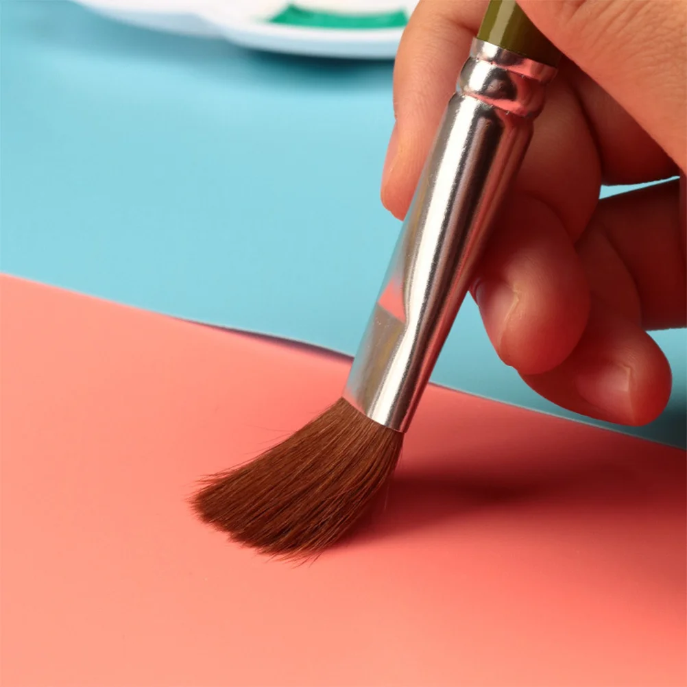 

12pcs Paint Brush Set Wooden Handle For Oil Watercolor Acrylic Gouache Painting Art Tools Artists Students Diy Craft