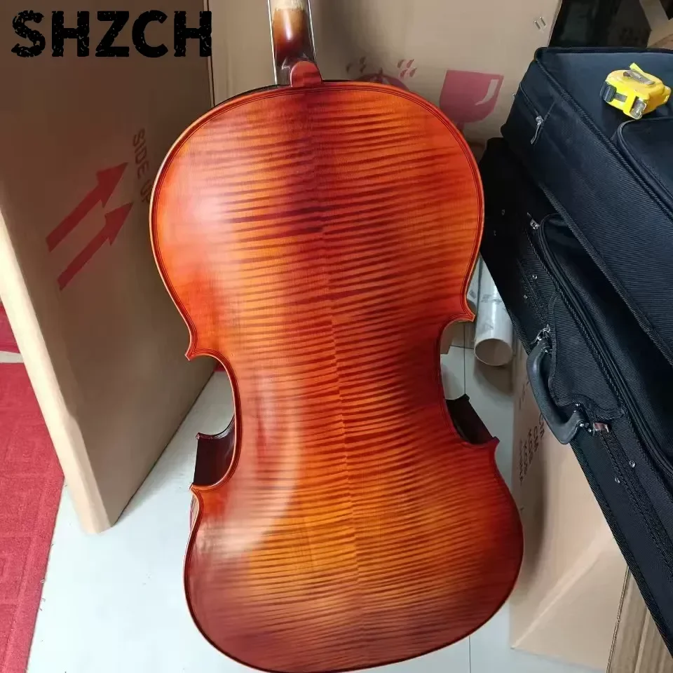 Original Professional Handmade Matte Antique Cello for Beginner Solid Wood Practice Cellos