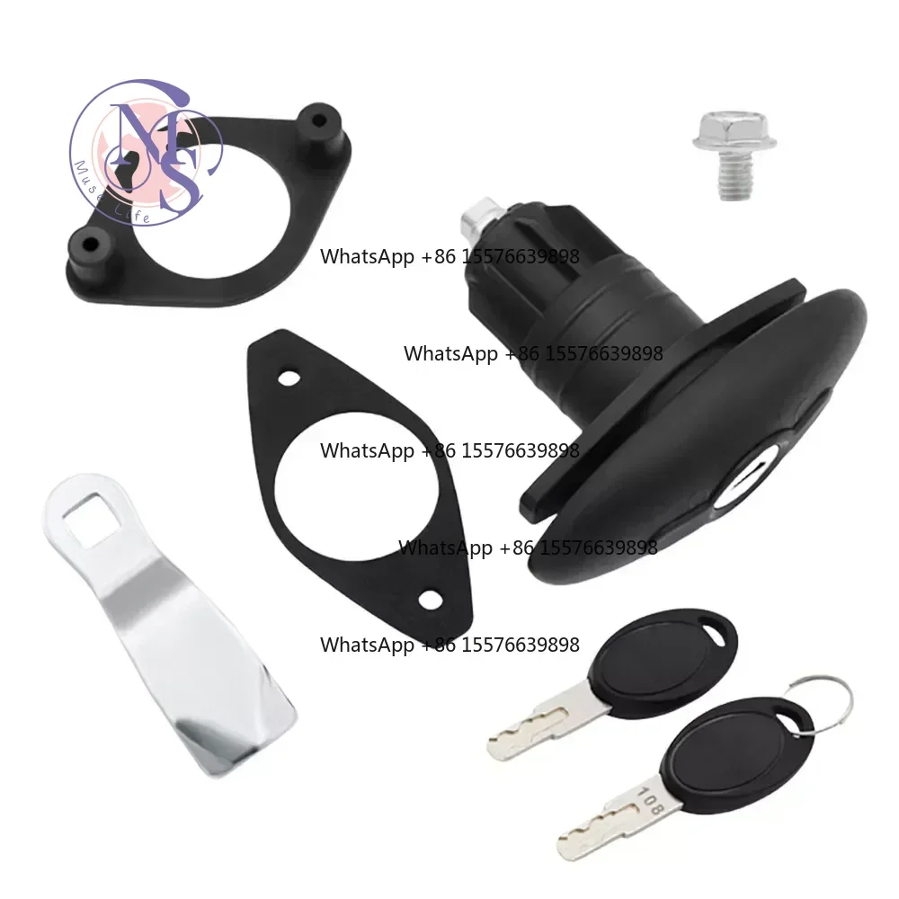 Caravan Door Latch Lock with 2 Keys, Replacement Accessories