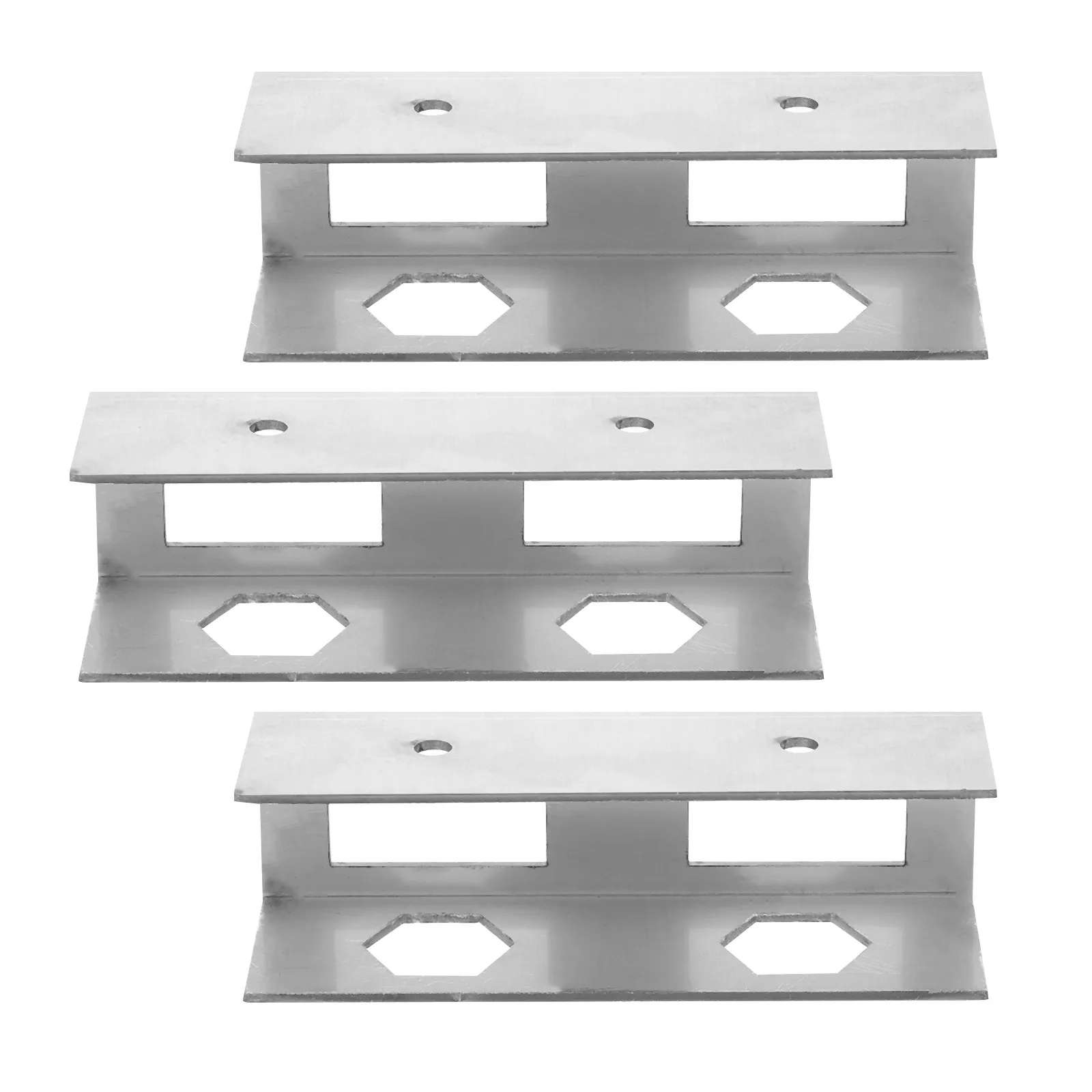 3Pcs Laptop Storage Stand Under Desk Mount Metal Holder Slim Space Saving Laptop Shelf for Office Bedroom Study Use