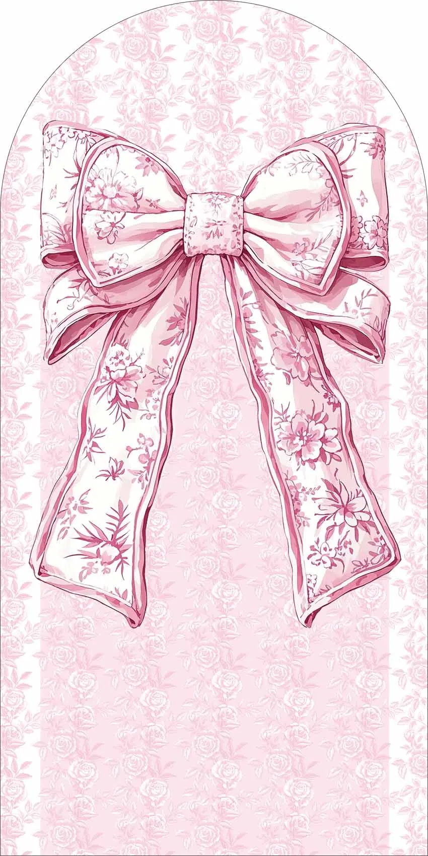 Mehofond Custom Baby in Bloom Bogen Hintergrund Abdeckung Schleifen Blumen Mädchen Geburtstag Chiara Hintergrund Baby Shower Party 2-seitiges Dekor