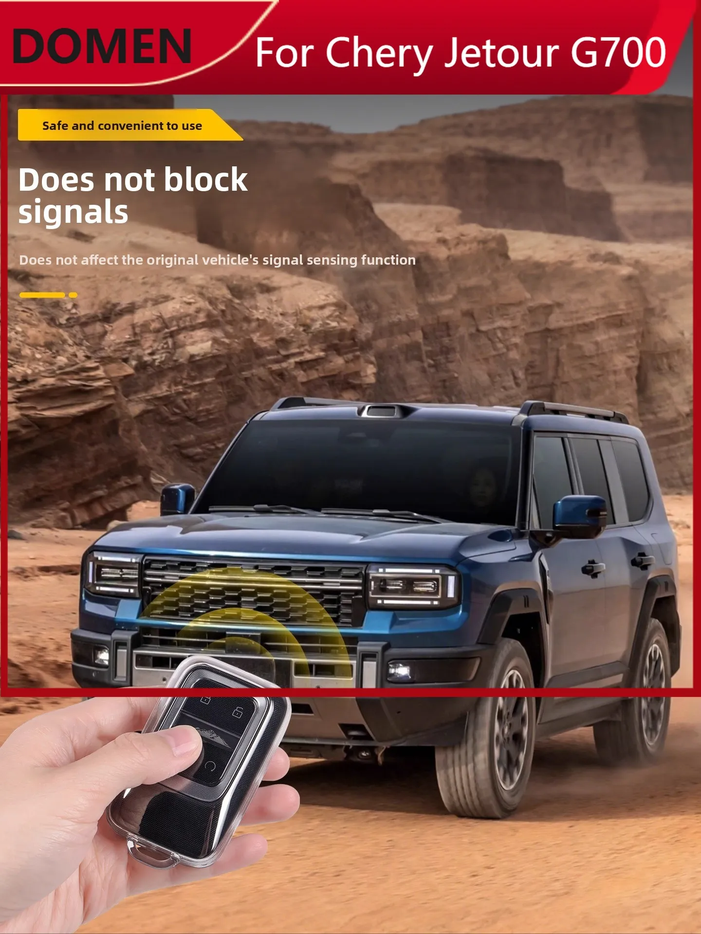 

For Jetour G700 All inclusive key set TPU key protection case anti drop anti fouling durable accessories