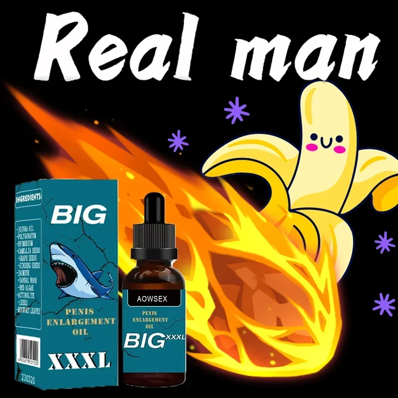 1* Men Massage Essential Oil 10ml Penis Enlarger Thick Enhancement Portable