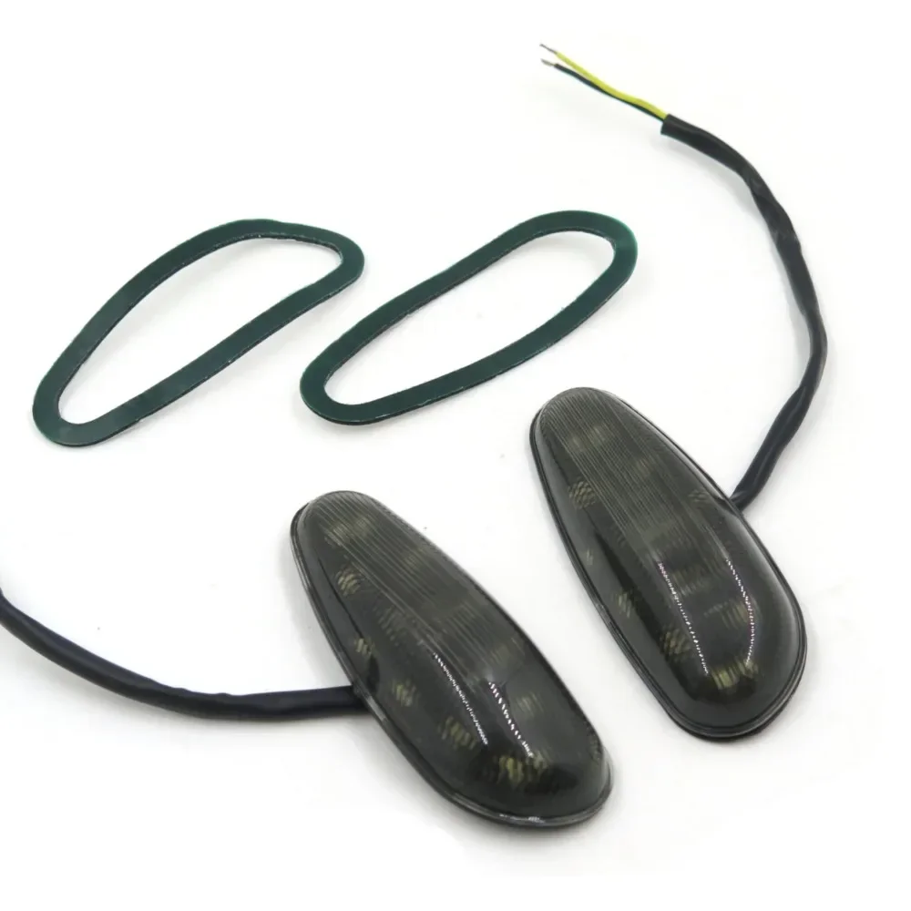 LED Flush Mount Turn Signal Mirror block base plate for SUZUKI 2001-2004 GSX-R GSXR 600/750/1000 Motorcycle Parts
