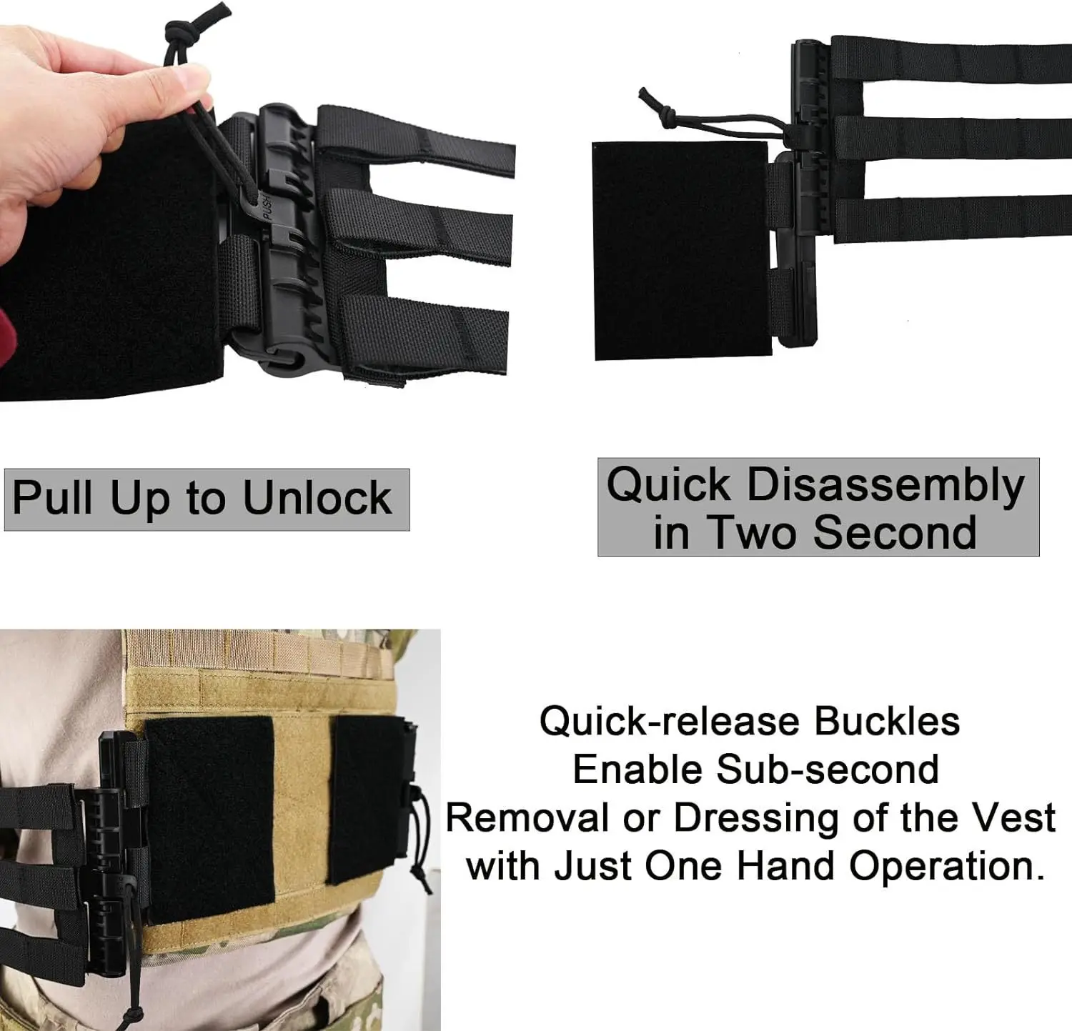 Tactical Vest Panel Expansion Conversion Module Panel Fcsk Tactical Chest Hanging Vest Quick Disassembly Vest Front Hanging Boar