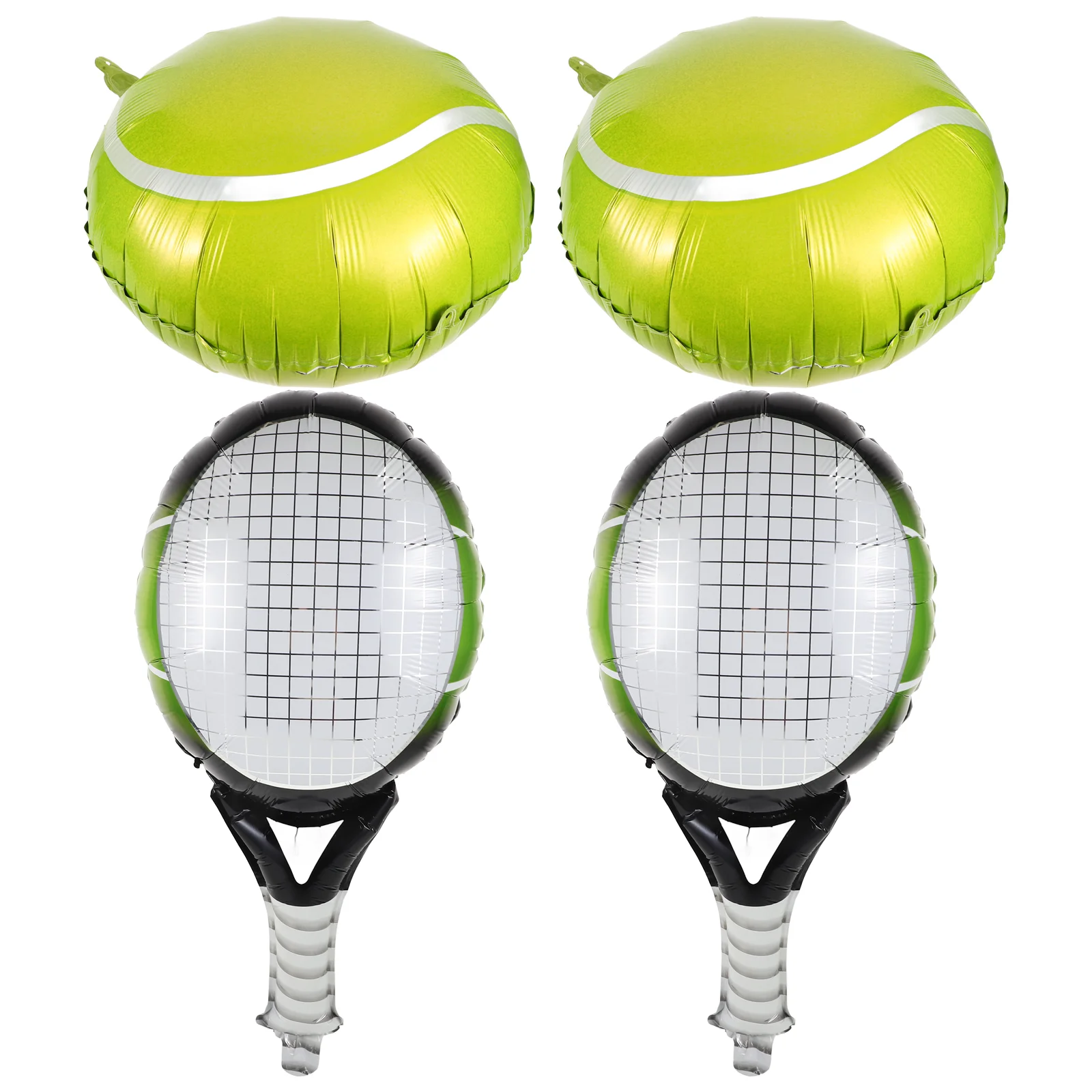 Kids Tennis Balloon Toys Inflatable Decoration Napkins and Plates Child Green Balloons