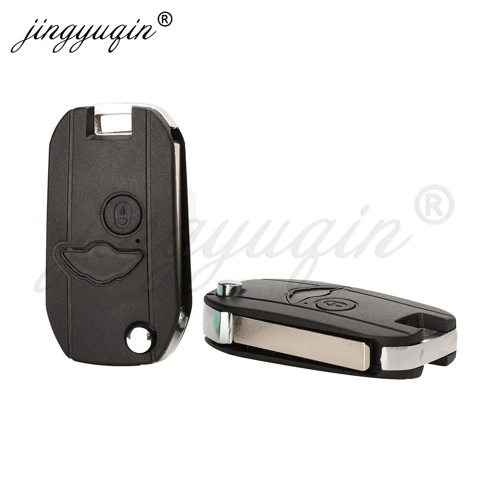 jingyuqin Modified Car Remote Key Shell Case For BMW Mini Cooper S R50 R53 2002-2005 Rover 75 Fob Control Replacement Housing