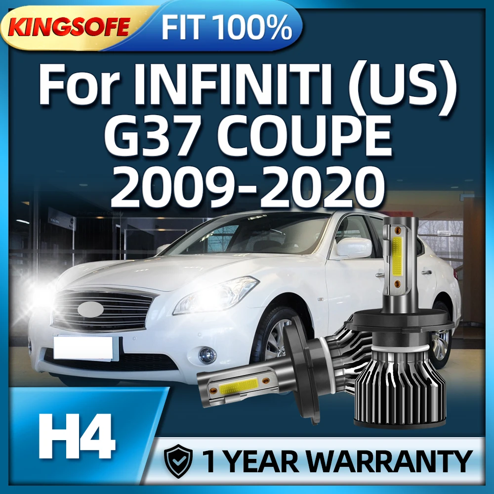 

KINGSOFE 160W светодиодный Автомобильная фара H4 светильник для INFINITI (US) G37 COUPE 2009 2010 2011 2012 2013 2014 2015 2016 2017 2018 2019 2020