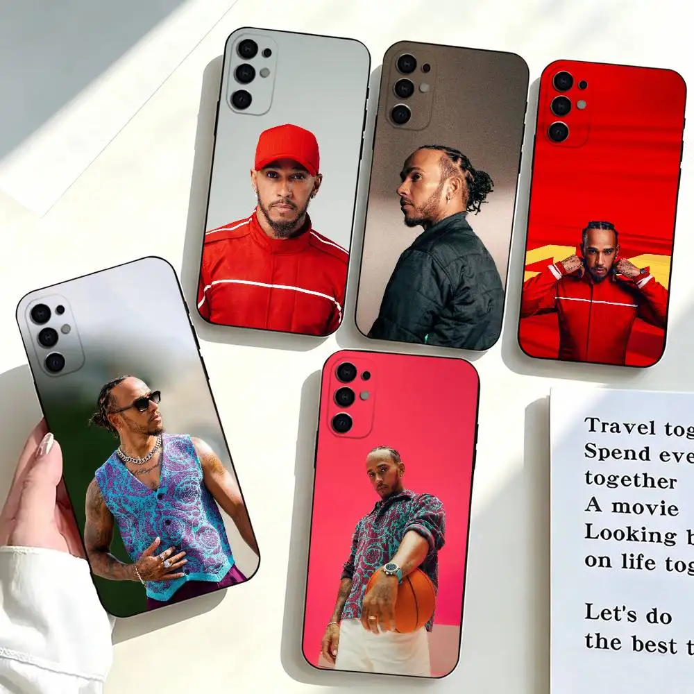 Lewis H-Hamiltons  Phone Case For Samsung S25,S24,S21,S22,S23,S30,Ultra,S20,Plus,Fe,Soft Silicone Black Cover