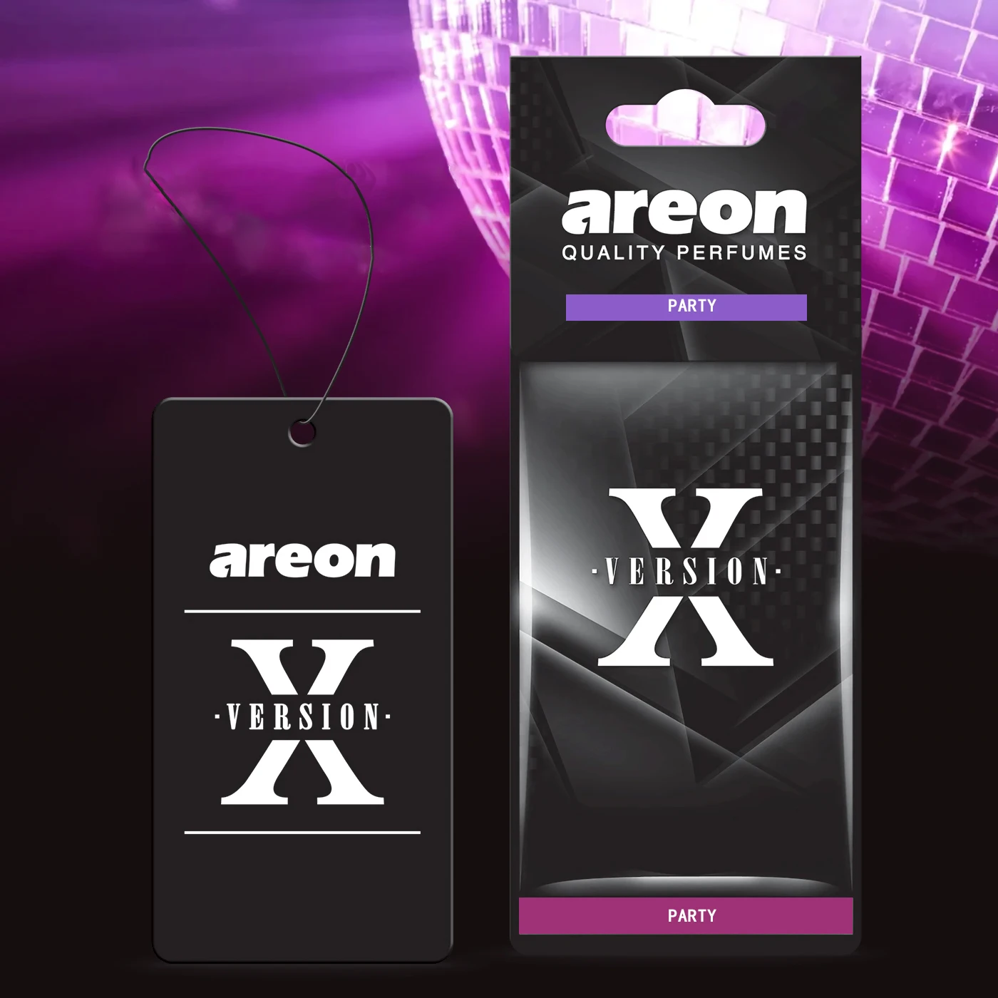 Areon 5/20 peças ambientador de carro com perfume de festa, papel perfumado de chá natural, tipo de suspensão montado em carro, acessórios interiores de carro