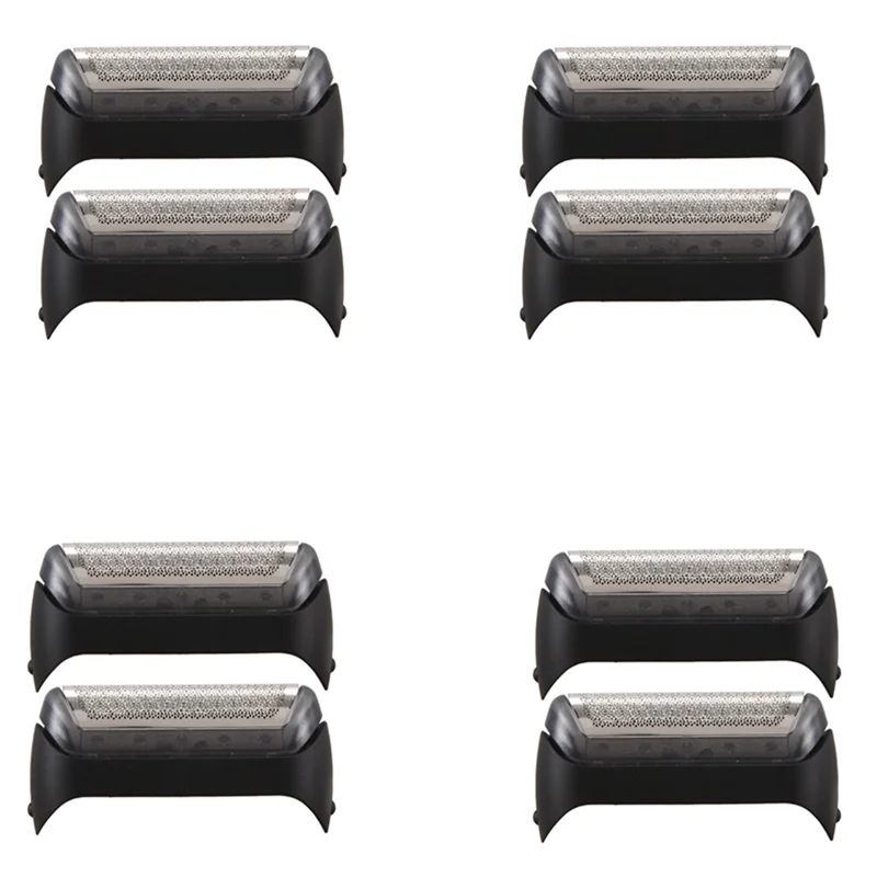 

TAIGH-8 Pcs Electric Mesh Durable Shaver Foil Head Parts For Braun 10B/20B Model 190 180 170 1775