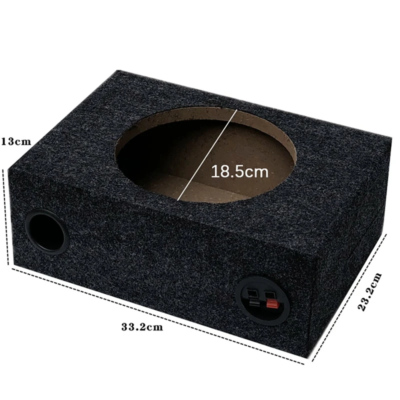 N75R-2X Single 8-Inch Sealed Universal Speaker Boxes Car Speaker Box Car Subwoofer Boxes For Car Music