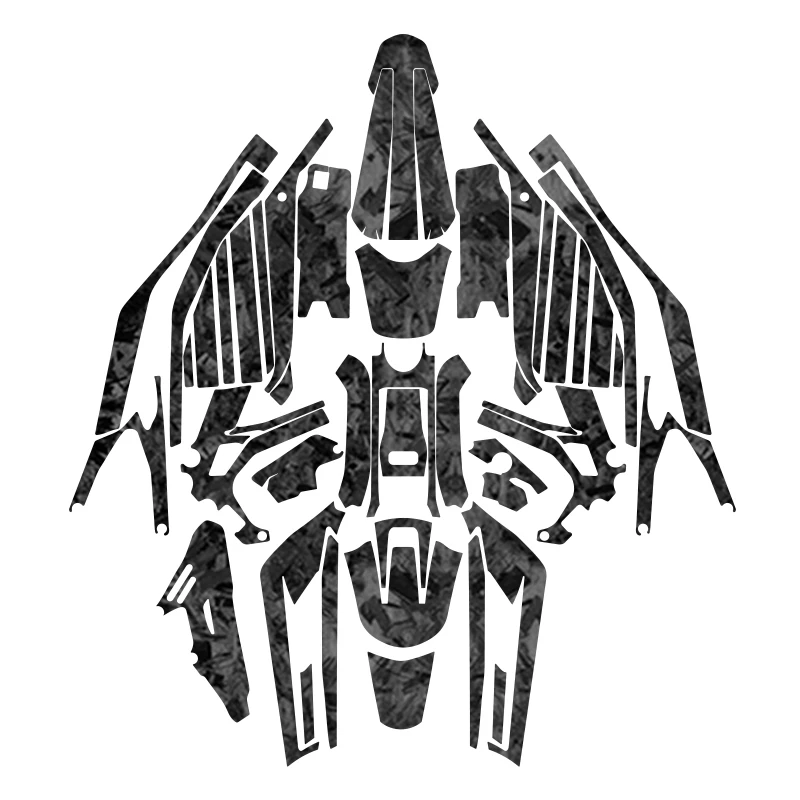 Stickers used for Surron Light bee X S Bike accessories Protective Sticker Kits Forged Carbon Fiber 5D decoration protect paint