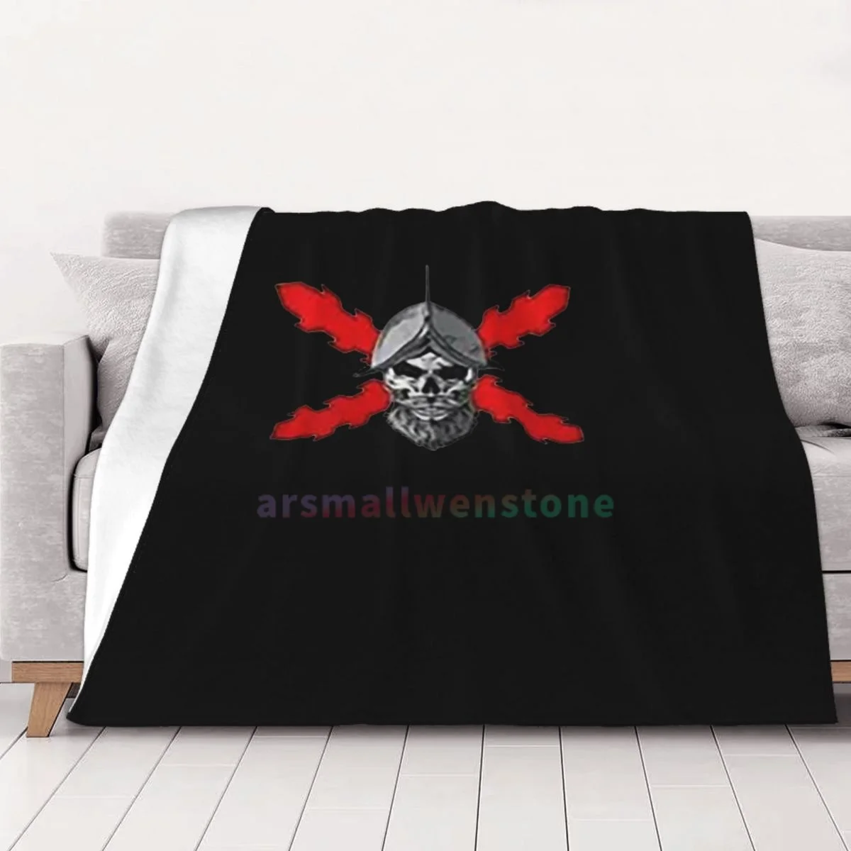 Pure Color Dad Hats Skull Soldier Flannel Fleece Blanket Soft Warm Lightweight Cozy Anti-Pilling Fuzzy Throw Blankets for Couch