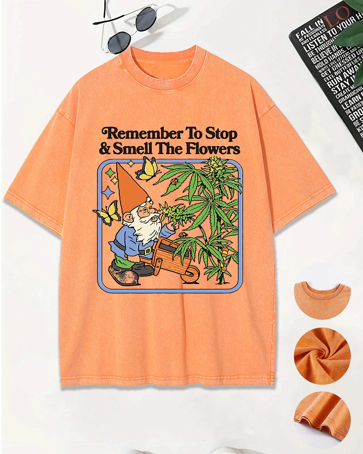 تي شيرت رجالي قطة سوداء بنمط سكين مغسول تي شيرت صيفي كاجوال من القطن قابل للتنفس ملابس علوية ناعمة فضفاضة تناسب الجميع #1