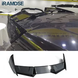 Carbon Paint Spoiler for BYD Dolphin Mini Tail Fin Black Car Roof Wing Seagull EV 2023 2024 Decoration Accessories
