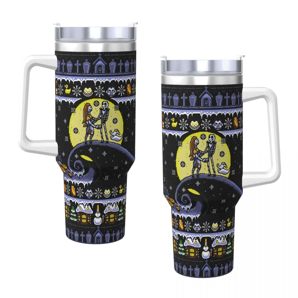 Stainless Steel Tumbler Halloween Anime Gothic Thermal Cups Insulated Hot Drinks Mugs Cup Camping Water Bottle