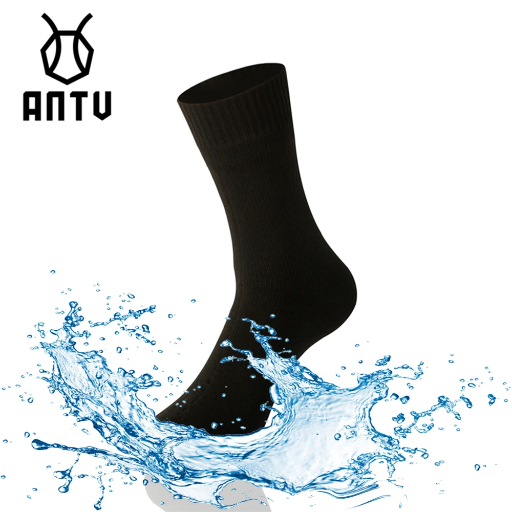 ANTU Waterproof Breathable Bamboo rayon Socks TRAIL-DRY For Hiking Hunting Skiing Fishing Seamless Outdoor Sports Unisex