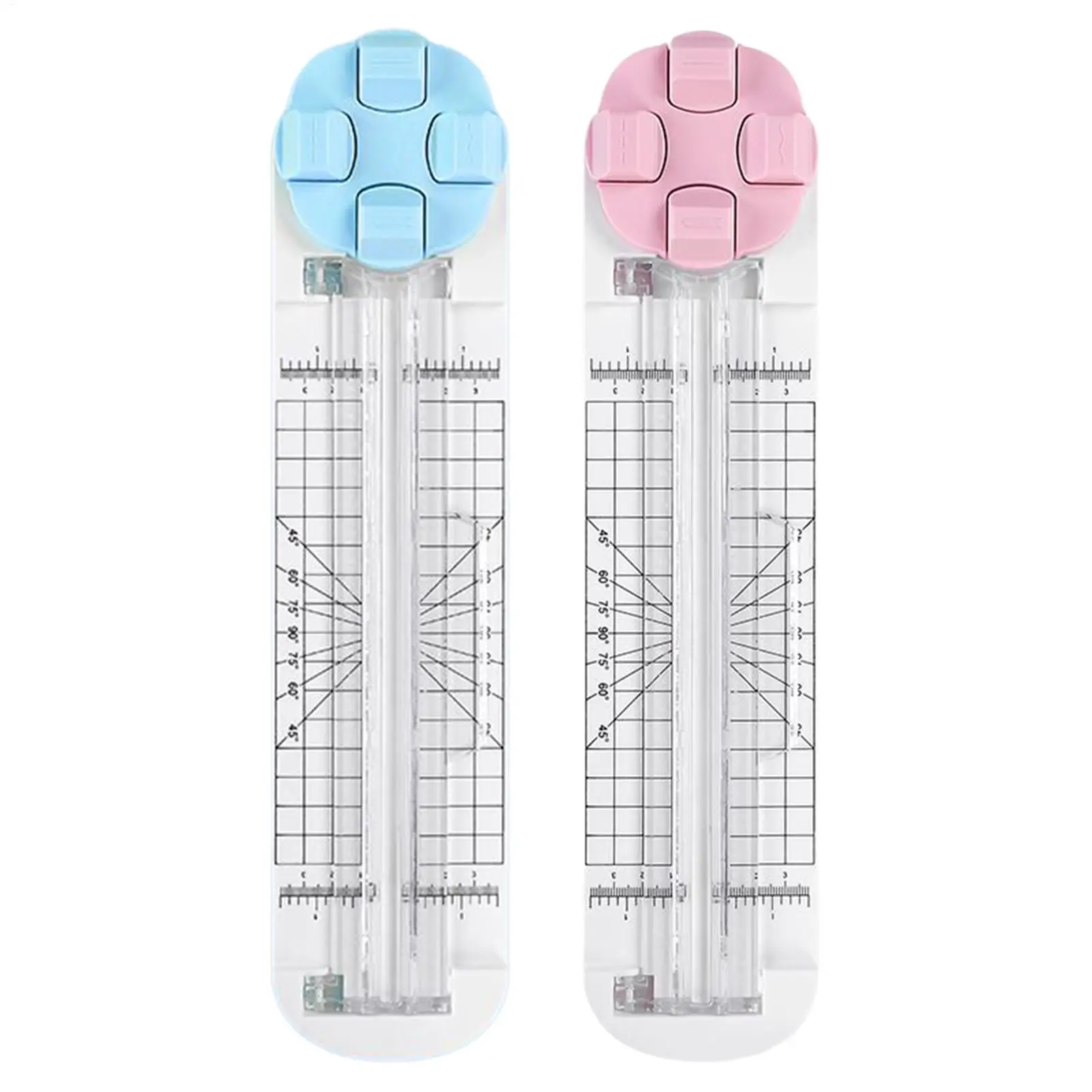 Paper Trimmer for Crafting 4-in-1 Multi-Function Photo Cutter Scrapbooking Tool for Cutting Label Cardboard School Offices