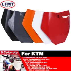 2016 2017 2018 2019 2020 2021 2022 Motorcycle Front Number Plate Plastic Cover For KTM SX SXF XCF XC XCW XCFW EXC EXCF 125-500cc