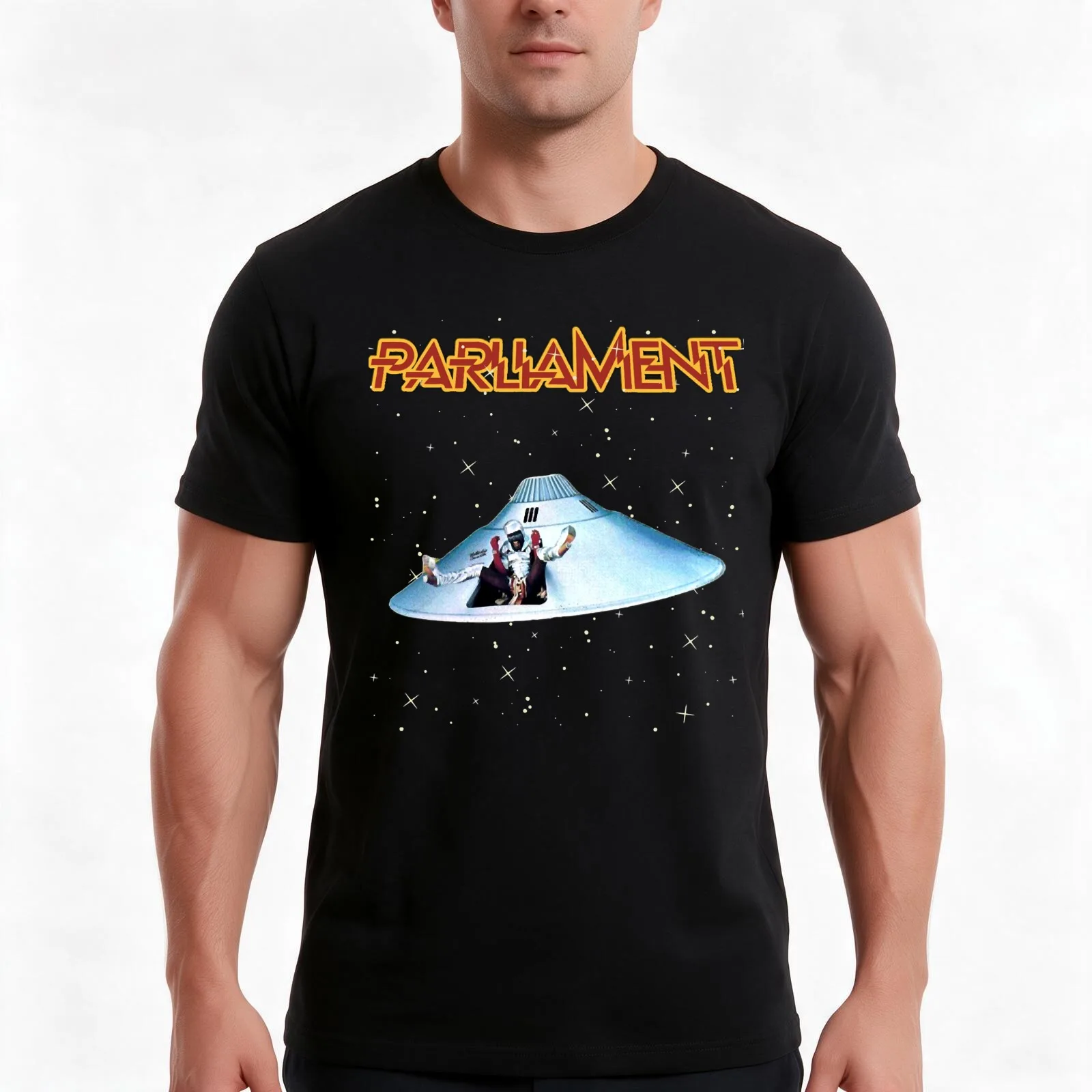 Funk Rock - Mothership C Essential T-Shirt Summer Casual Cotton Tee Oversized Streetwear Tops Vintage Graphic Print