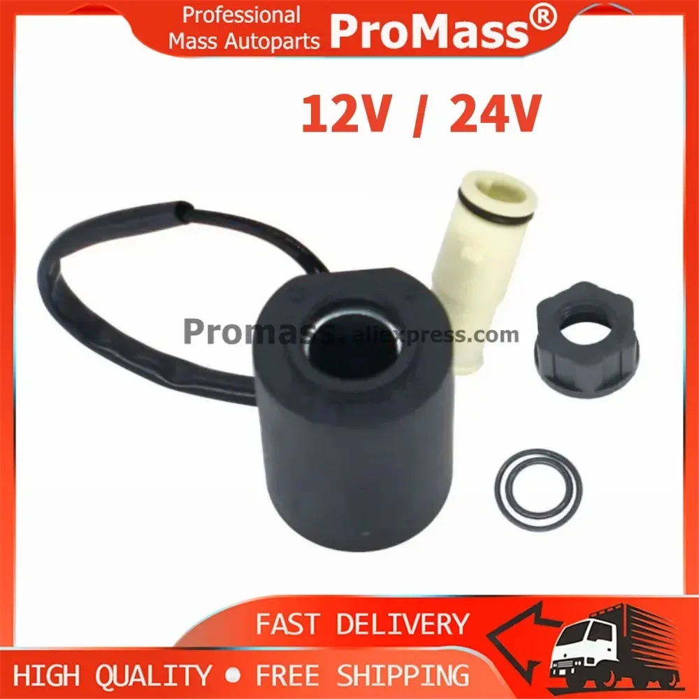 New 12/24V Solenoid Valve Coil for Volvo Excavator EC140 EC160 EC210 EC240 EC290 EC330 EC360 EC460 EC210B EC240B EC290B 14527267