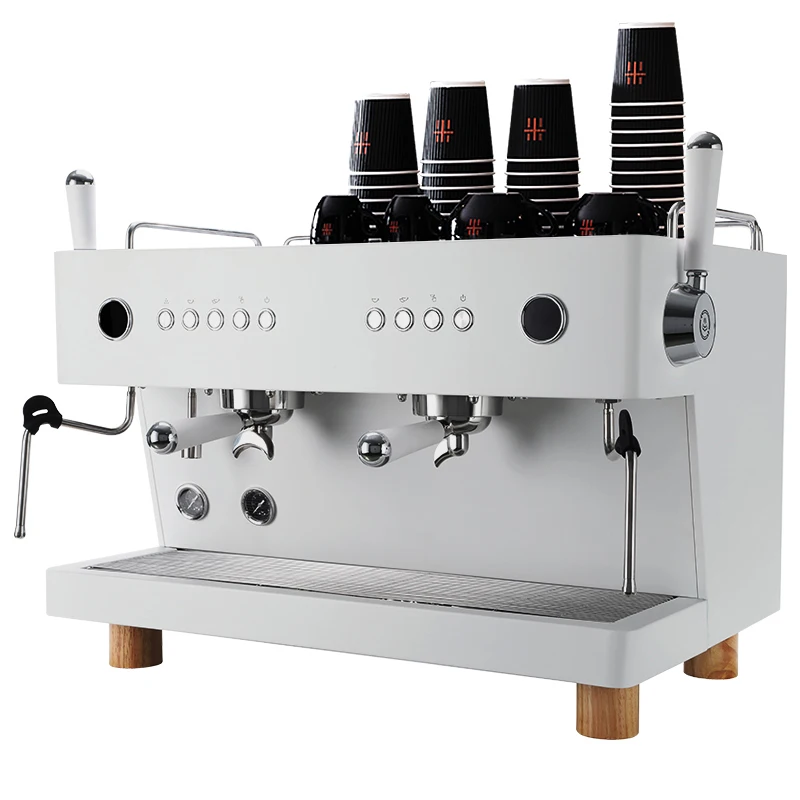 

CRM3243A New Multifunctional 58mm Manual Dual Boiler 2 Group Professional Espresso Coffee Machine Commercial