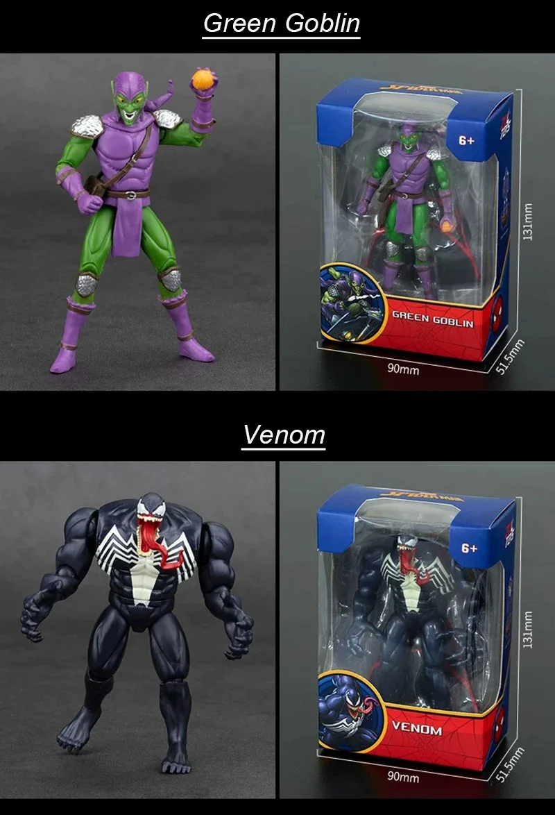 ZDTDS 10CM Avengers Figur Rival Rhino Thanos Ghost Man Scarlet Venom Octopus Iron Spider Captain Hulk Legends Spielzeugpuppe Figur – Detail 19