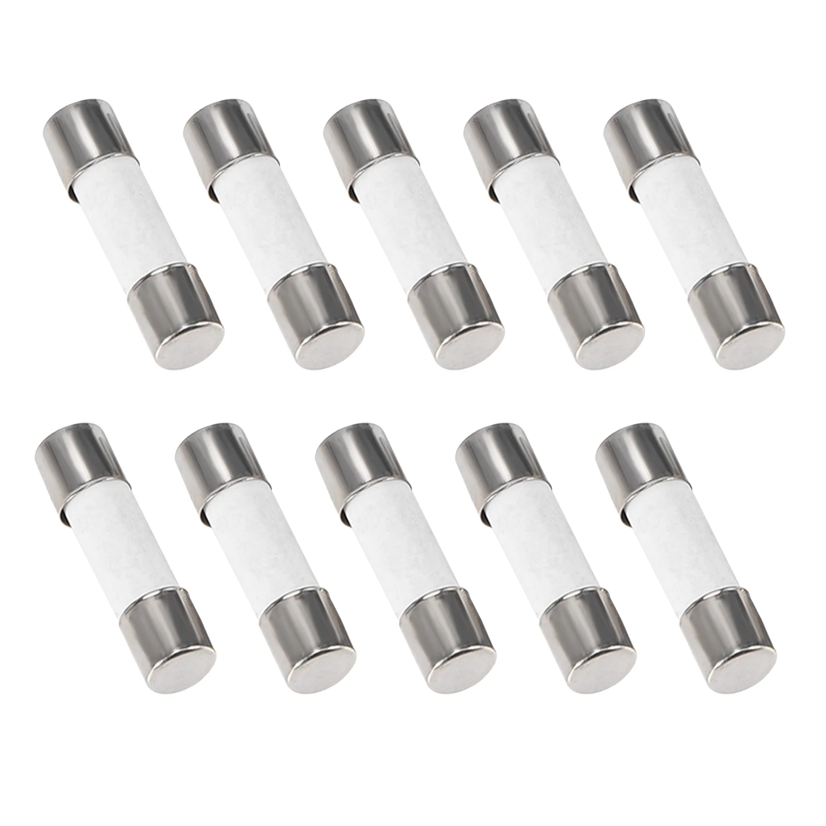 A14M 10Pcs 250V 0.5A 500mA Fast Blow Ceramic Fuses Tubes 5mm x 20mm