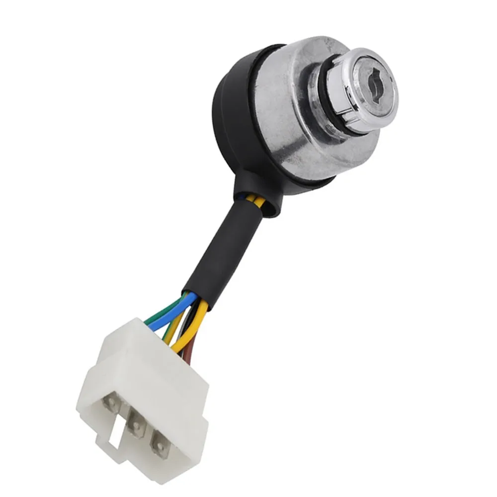 6 Wire Ignition Key Switch 2 Keys Included Ignition Start Starter Switch Push Button Start Universal Fit Key Switch Assembly