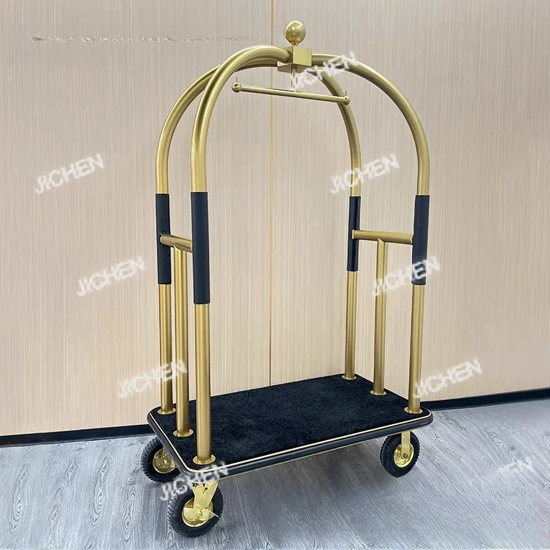 รถเข็นสัมภาระ HS, ล็อบบี้โรงแรม, รถเข็นสัมภาระสแตนเลส, รถเข็นบริการ, รถเข็นทำงาน