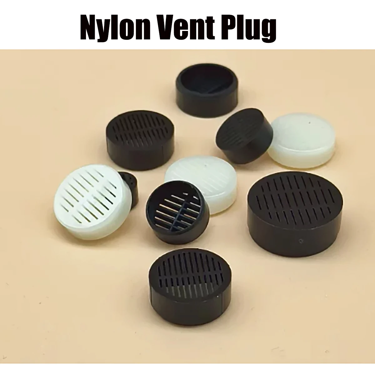 50pcs Plastic Nylon Air Vent Plug Round Mold Vent Breather Plug For Plastic Injection Mould