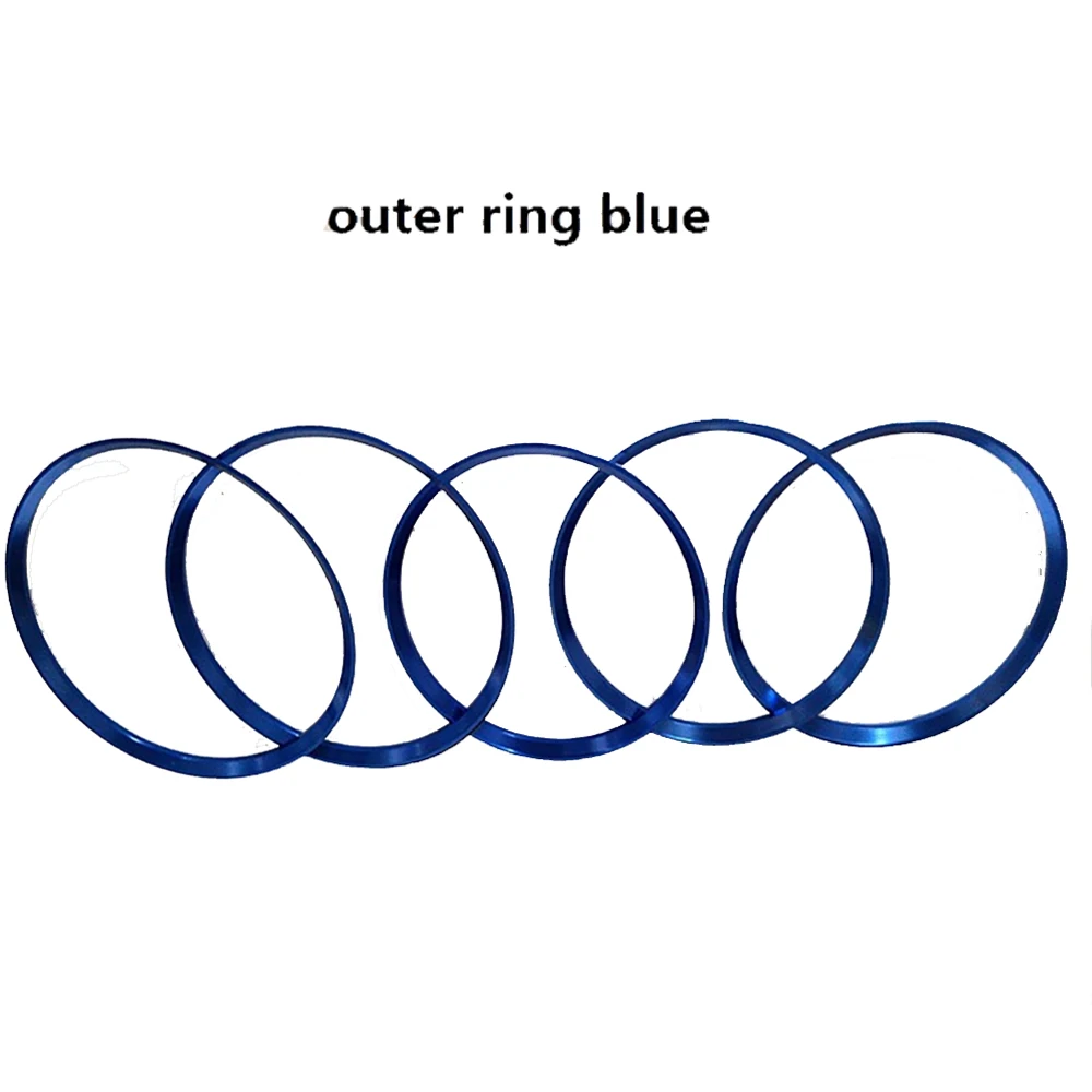 HOT SALE 5 Pcs Air Conditioner Vent Outlet Ring Trim Decor For Mercedes Benz A B GLA CLA Class W176 W246 C117 X156 AMG