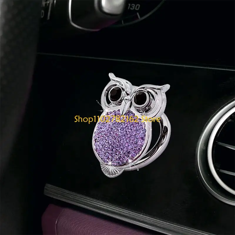 547B Car Push Start Button Cover Engine Stop Crystal for Rhinestone Ring Emblem-Stick