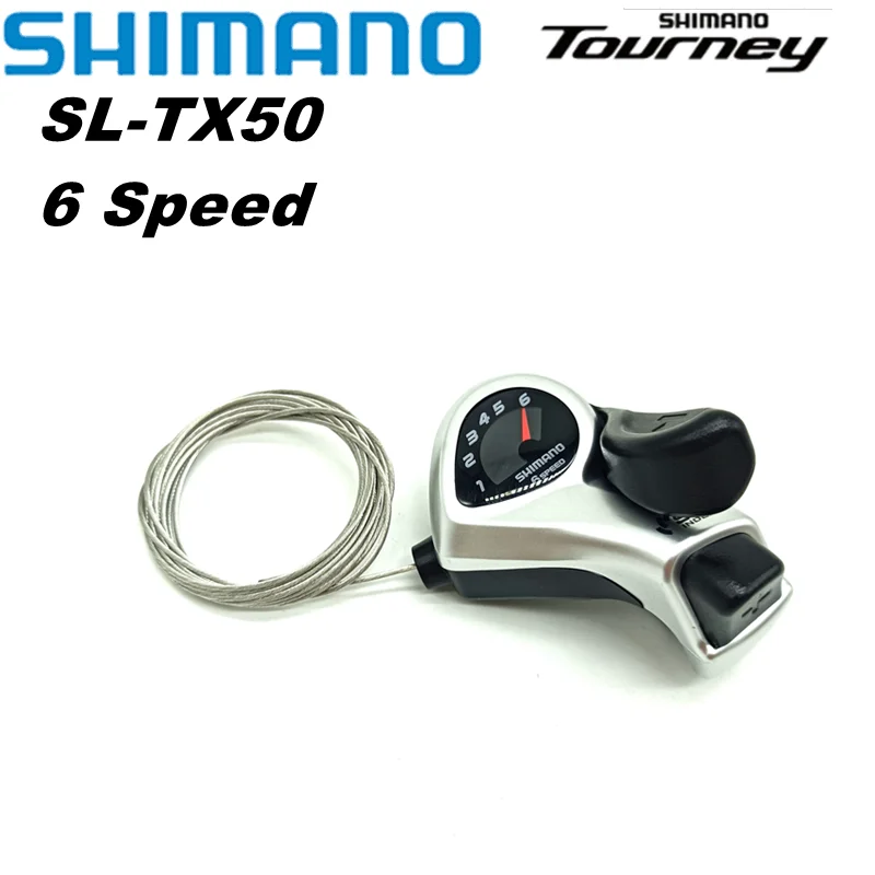 Shimano Tourney TX50 Shifter SL-TX50 Bicycle Shift Lever 3 6 7s 18/21S MTB Bike Shifter Trigger Switch Left/Right Cable 3x6/3x7