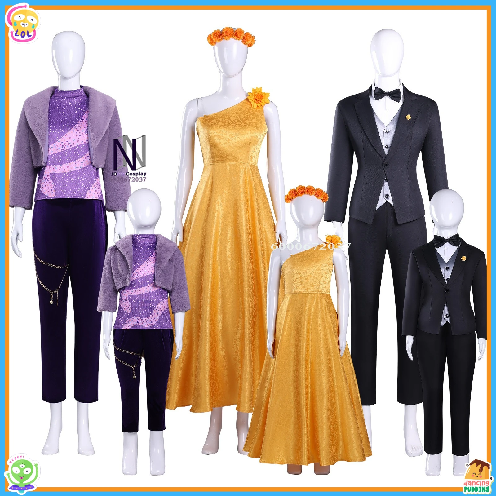 

Popular Movie Cosplay Costume Anime Judith/Nick /Gazelle Role Playing Uniform Dress Men Women Adult Child Comic Con Halloween