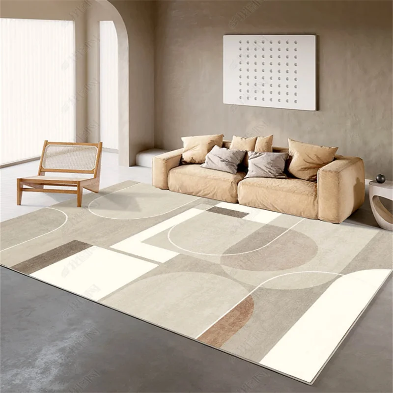 Nordic Light Luxury Living Room Decoration Carpet Home Bedroom Bedside Rug Large Area Mat Simple Study Cloakroom Non-slip Rugs