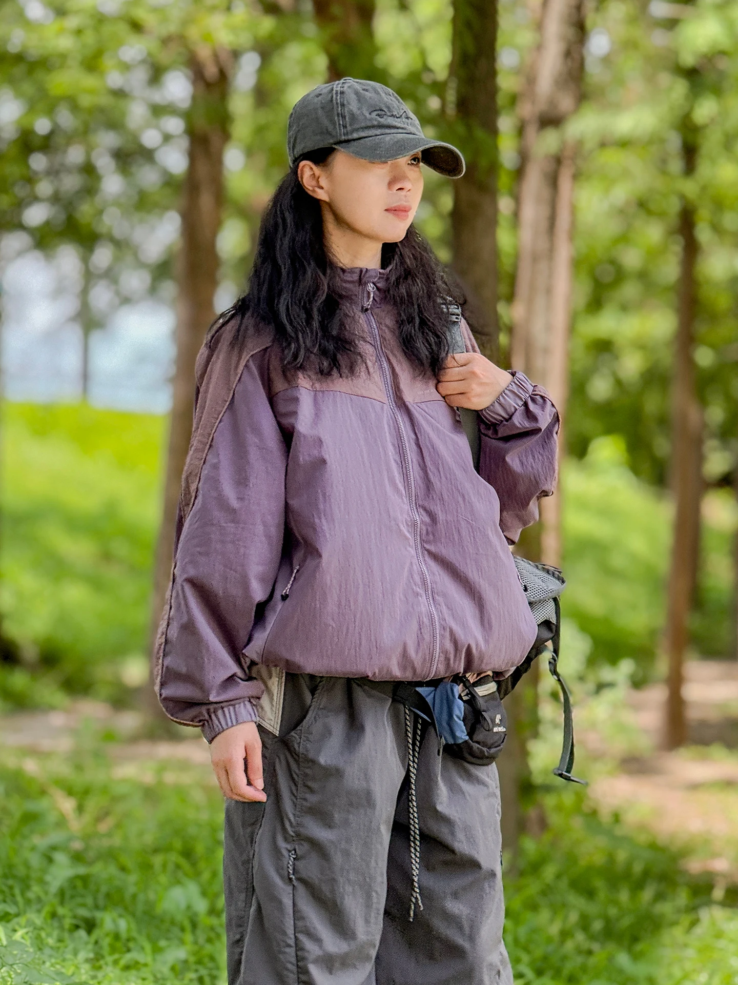 

Women's Outdoor Jaet Lightweight Windproof Water-resistant Tear-resistant Climbing Suit Top Casual Sle Zipper Closure Lon...