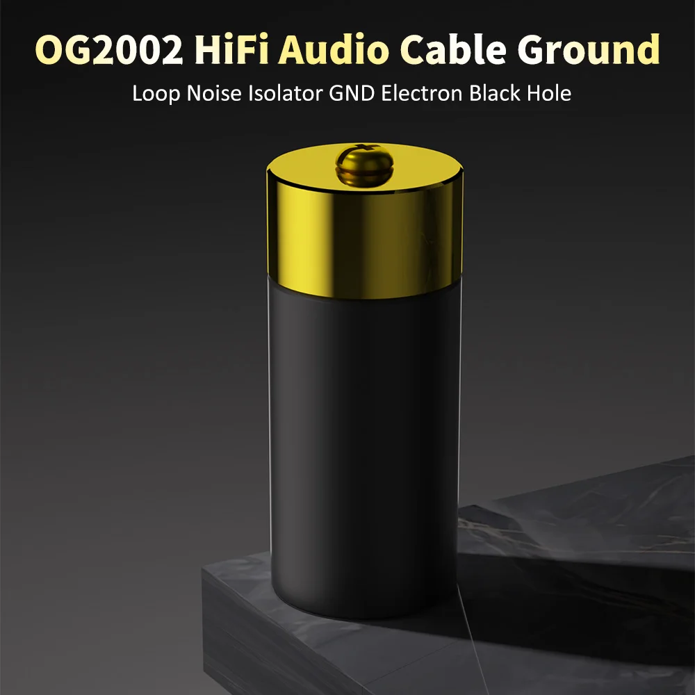 High-end Ground Loop Noise Isolator GND Electron Black Hole HiFi Audio Eliminate Static Electricity Power Purifier Electronic