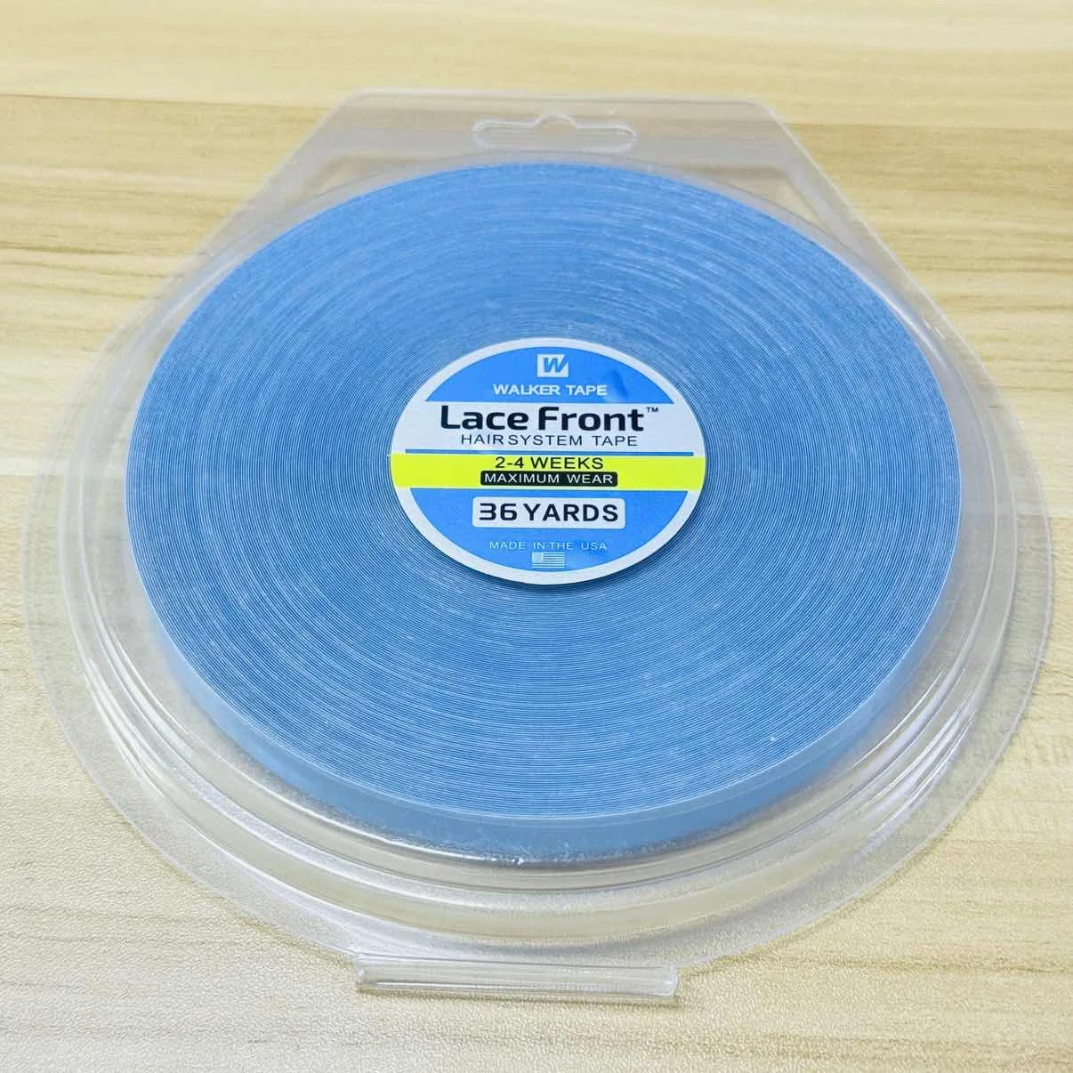36Yards 0.8/1/1.2/2cm Hair System Tape Double Side Glue Tape Blue Lace Front Wig Tape For ToupeeSweatproof Strong Hold Wig Tape