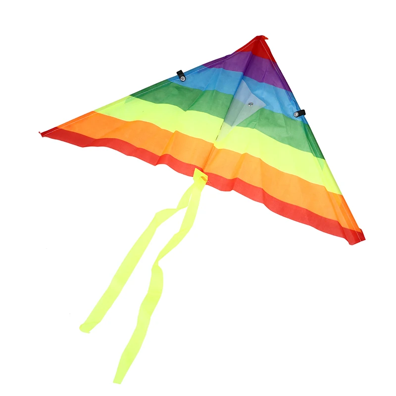 Rainbow Kite With 50M Kite Line Outdoor Kites Kids Toy Kid Gift Garden Cloth Toy For Kids Toy Kites ＆ Kites Accessories