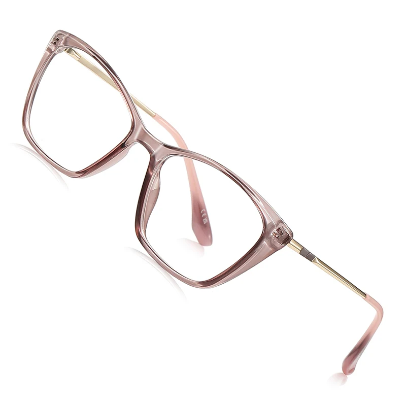 KUXA Vlinder Nieuwe Modieuze Persoonlijkheid Eenvoudig Frame vrouwen Anti-Blauw Licht Bril Aanpasbare Recept LS208