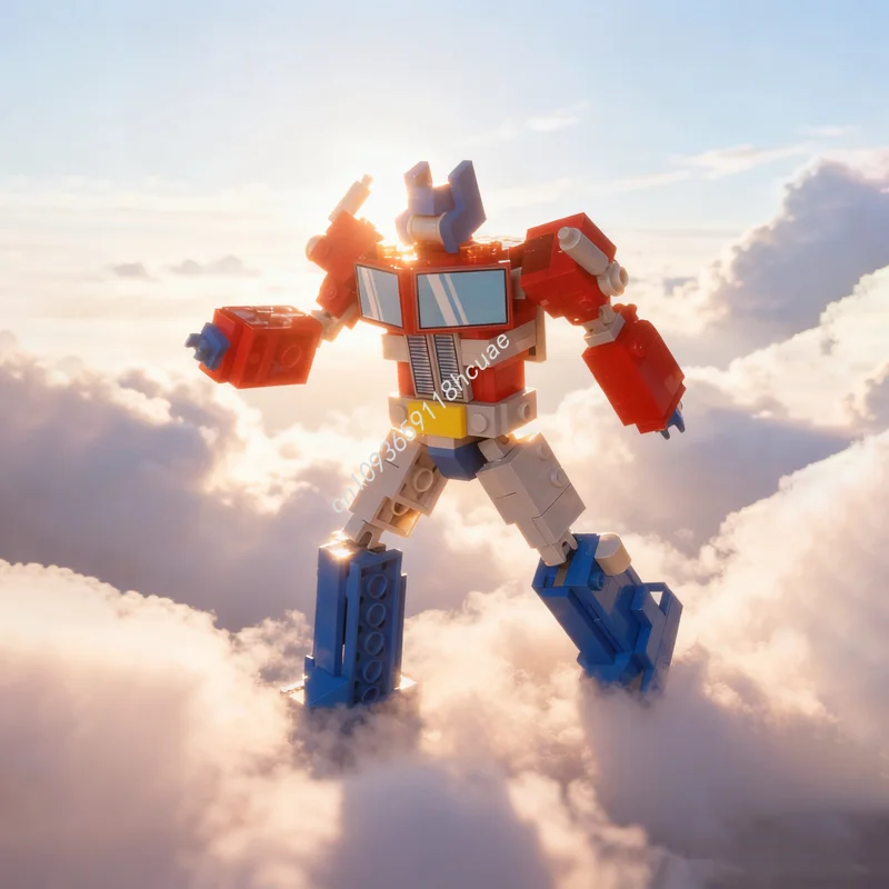 

195pcs MOC Optimus Prime Icons Model Building Blocks Construction Assemble DIY Toys Christmas Gifts Creative Idea Education