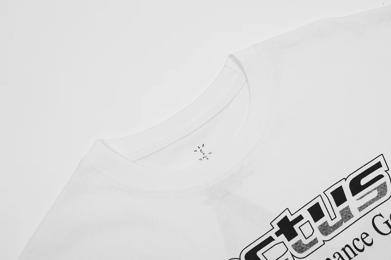 White Summer Street Cactus Jack Tshirts Arrange Running Stickman Flame Triangle Round Neck Short Sleeve Men Women Sports Outfit