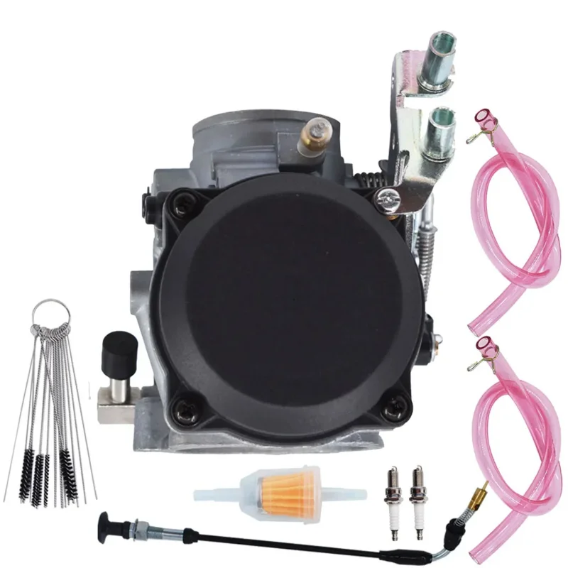 ل هارلي ديفيدسون 40 مللي متر السيرة الذاتية الأداء ضبط جديد المكربن كارب #5