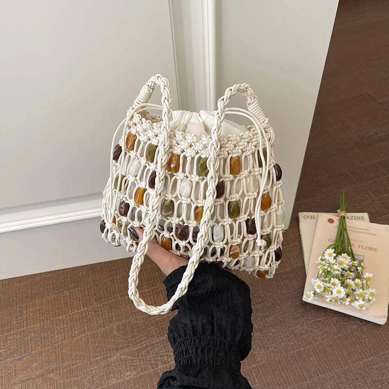 2026 Sommer Boho Perlen-Häkel- – Crochet Market Bag Bewertung und Preis