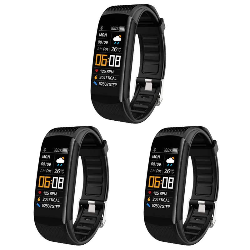 

B92B-3X Fitness Bracelet Blood Pressure Measurement Pedometer Smart Band Heart Rate Monitor Waterproof Health Tracker Watch A