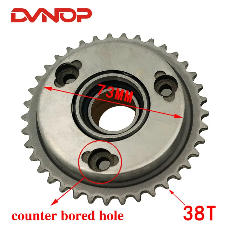 Motorcycle Engine parts one way Starter Clutch Overrunning Clutch Gear For HONDA CA250 CBT125 CM125 DD250 JH250 CBT250 DD350